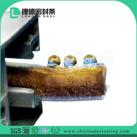 スライド式網戸ウェザーストリッピング